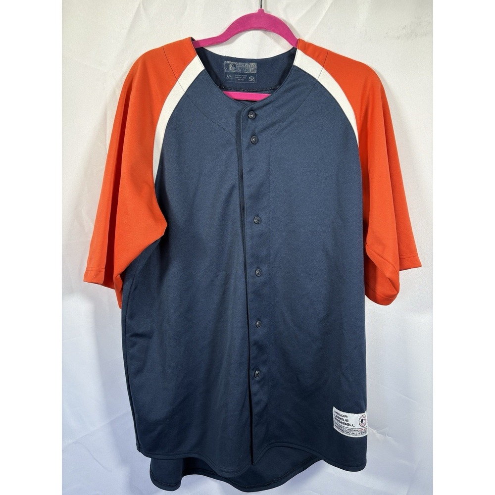 MLB Jersey Size L Dynasty Series‎ Blue Orange White